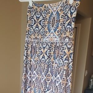 Cynthia Rowley Strapless Maxi Dress Size Small
